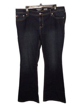 NEW Torrid Luxe Slim Boot Dark Wash Jeans Plus Size 18